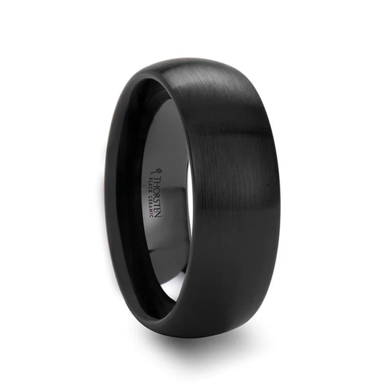 Handcrafted Jewelry Sale – Unique Designs At Low Prices Thorsten Attor Round Brush Black Ceramic Ring (4-10mm) C678-DBB Handcrafted Jewelry Sale – Unique Designs At Low Prices Thorsten Attor Round Brush Black Ceramic Ring (4-10mm) C678-DBB