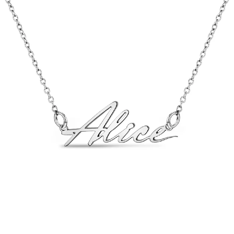 Trending Jewelry Now At Unbeatable Prices Wisk Custom Name Women's Necklace - Sterling Silver Trending Jewelry Now At Unbeatable Prices Wisk Custom Name Women's Necklace - Sterling Silver