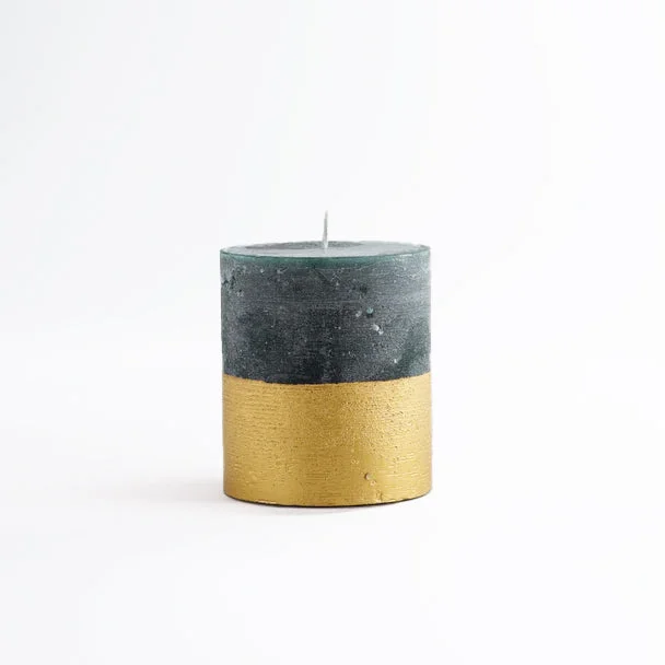 Discounted Jewelry For A Glamorous Look St Eval Gold Dipped Pillar Candle - Winter Thyme Discounted Jewelry For A Glamorous Look St Eval Gold Dipped Pillar Candle - Winter Thyme