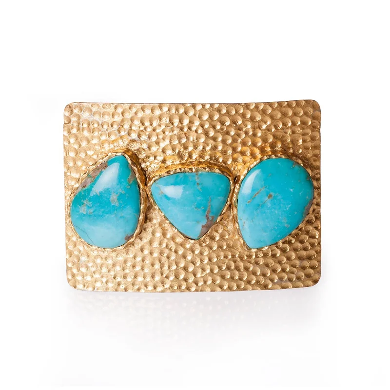 Seasonal Jewelry Deals – Elevate Your Style Turquoise and Hammered Gold Belt Buckle Seasonal Jewelry Deals – Elevate Your Style Turquoise and Hammered Gold Belt Buckle